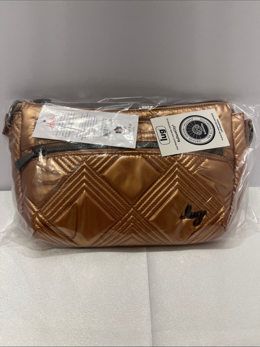 LUG - Dash Classic Crossbody in Metallica Chai